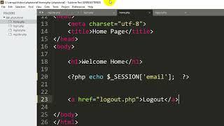 How To Make Logout With SESSION In PHP In 2 Minutes