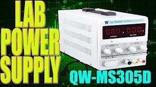 How to use electronics lab power supply and review