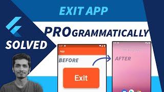 Flutter: How to Exit App Using ElevatedButton onPressed?