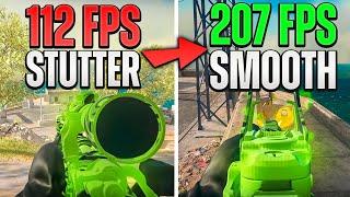 #1 WARZONE FPS DROP FIX FOR SMOOTH FPS, STOP STUTTER LAG