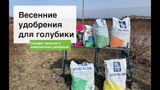 Весенняя подкормка голубики | Лаборатория и питомник из Беларуси "Ягодная долина"