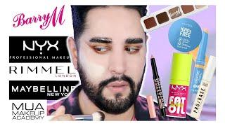 The BEST DRUGSTORE makeup I've ever tried!!! Testing drugstore makeup