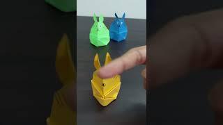 EASY ORIGAMI POP IT STAND UP RABBIT /FIDGET TOY #subscribe #easyorigami