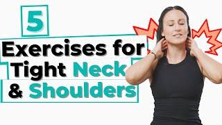 How to correct your tight neck and shoulders with 5 exercises