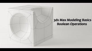 3ds Max Basic Modeling Boolean Operations