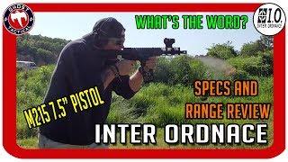 BRAND NEW Inter Ordnance (I.O.) 7.5" AR Pistol Review: