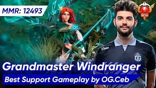 CEB the BEST WINDRANGER | Dota 2 Support Pro Gameplay 7.37