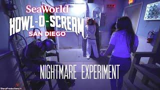 NEW! Nightmare Experiment Haunted House at Howl-O-Scream SeaWorld San Diego