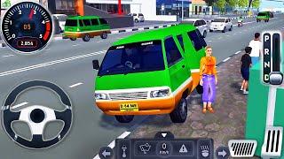 Indian Mini Van Mahindra Driving - Bus Driver in India Angkot Simulator - Android GamePlay