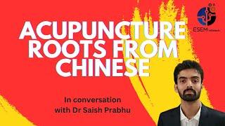 Dr. Saish Prabhu- Acupuncture-Moxibustion and Tuina through Shanghai University of TCM China