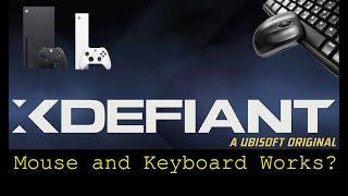 Xdefiant - Xbox Series X - mouse and Keyboard test