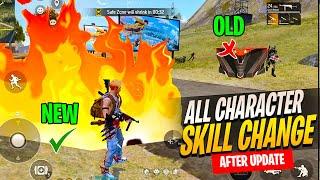 [ OLD vs NEW ] CHARACTER SKILL CHANGE IN FREE FIRE AFTER UPDATE BEST CHARACTER SKILL FF NEW UPDATE