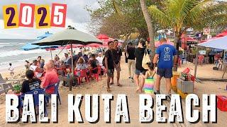 Exploring the Beachfront of Bali: Kuta Beach Walk Today 2025