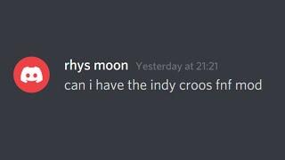 The tale of rhys moon and the FNF: Indie Cross Exclusive build