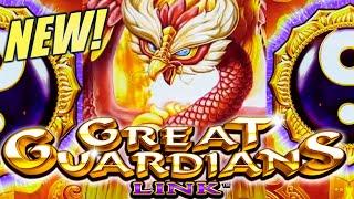 NEW SLOT! ANOTHER ALL ABOARD?  GREAT GUARDIANS LINK Slot Machine (KONAMI GAMING)