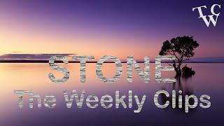 The Weekly Clips, Stone Texture Text Animation, Made On Adobe After Effect.