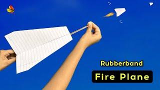 rubber band flying boomerang , paper fire plane, rubberband flying paper rocket,  best boomerang