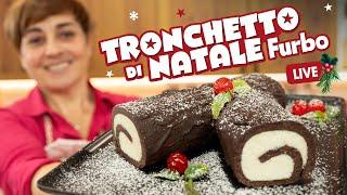 TRONCHETTO DI NATALE FURBO ‍ pronto in 20 minuti e senza cottura - Ricetta in Diretta