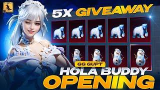 New Hola Buddy Crate Opening - Hola Buddy Crate Opening Trick - New Hola Buddy Spin - Pubg Mobile