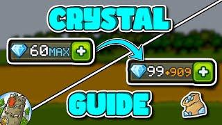  Grow Castle | How to get more than 60 crystals & How to get ORANGE CRYSTALS | Crystal Guide