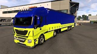 Iveco Stralis 560 hp Сargo weighing 18 tons ETS 2