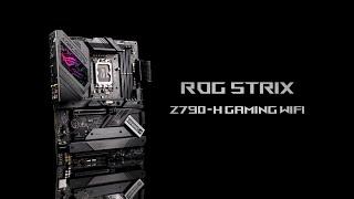 ASUS ROG STRIX Z790-H GAMING WIFI Motherboard E-Tail video