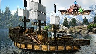 Ark: Motorboat Platform Base - Pirate Ship  (Speed Build)