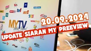 Update siaran my preeview mytv Ada channel baru atau belum!!