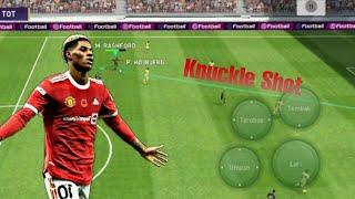 Knuckle Shot Goal By Marcus Rashford In PES 2021 Mobile