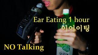 No Talking ASMR *남자주의] 새 마이크로 이어이팅, 입소리 1시간!! / Ear Eating, Mouth Sounds 1 hour!