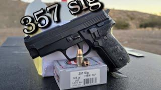 357 sig (Underwood 124gr XTP) Ballistics Gel Test