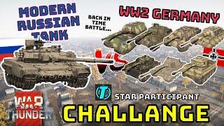 WW2 GERMANY VS MODERN RUSSIAN TANK (T-90) - How Well Can It Do Going Back In Time? - WAR THUNDER