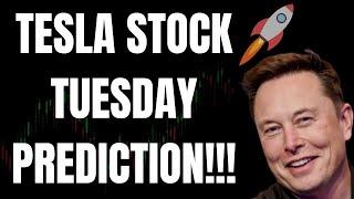  TESLA STOCK TUESDAY PREDICTION!!! TSLA, SPY, BTC, QQQ, AMC, GME, NVDA, & AAPL PREDICTIONS! 