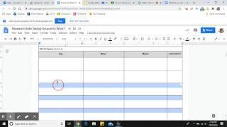 Add and Delete Rows in Google Docs