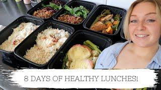 8 DAYS OF LUNCHES! | UNDER 500 KCALS | MEAL PREP WITH ME!