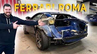 REBUILDING WRECKED 2021 FERRARI ROMA THAT THE INSURANCE COULDN'T