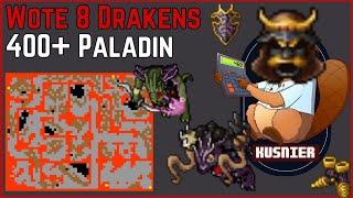 Wote 8 Drakens | 400+ Paladin | Tibia