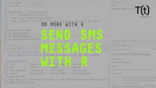 How to send SMS text messages from R