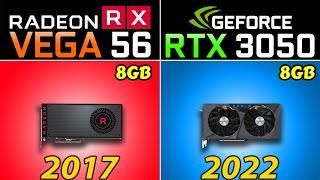 RX Vega 56 vs. RTX 3050 | 20 New Games Benchmarks