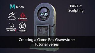 Creating a Game Res Gravestone: Part 2 Sculpting