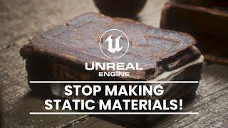 Stop Making Static Materials! UE5: Dynamic Book Material Tutorial