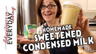 Super easy - Homemade Sweetened Condensed Milk
