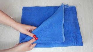 A sewing trick. Sew this useful thing from an old towel!