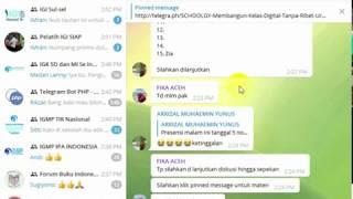 Mengganti foto profil pada Telegram desktop