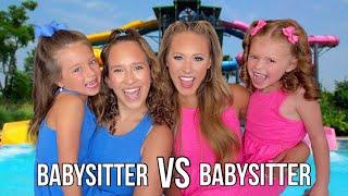 BABYSITTER VS BABYSITTER CHALLENGE (KALLI VS KAYLA) WHO IS THE BETTER BABYSITTER?! 