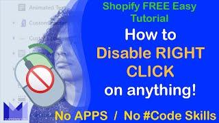 Disable Right Click on Spotify pages |  No APPs, No CODING SKILLs | FREE EASY TUTORIAL