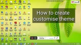 How to create customized theme on windows 7/8 | in Bengali