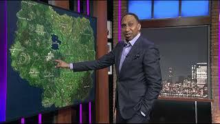 Stephen A gives his top Fortnite drop location