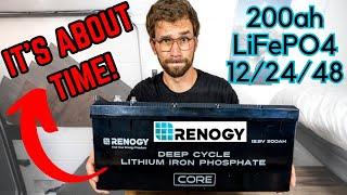 Renogy Battery *NEW* 12/24/48V 200AH Core LiFePO4