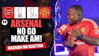 ARSENAL 1-1 MANCHESTER UNITED (3-*5) pen (Henry- NIGERIAN FAN REACTION ) - FA CUP HIGHLIGHTS 23-24